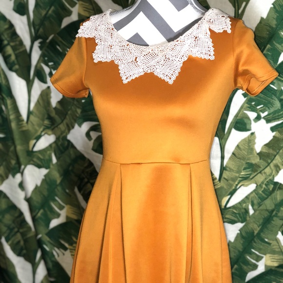 Free Day Golden Yellow Dress - Picture 1 of 5